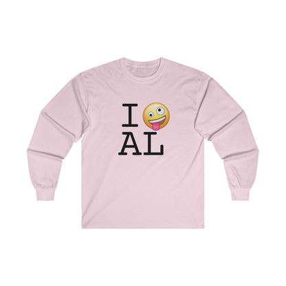 "I'm Crazy about Alabama" Long Sleeve Shirt