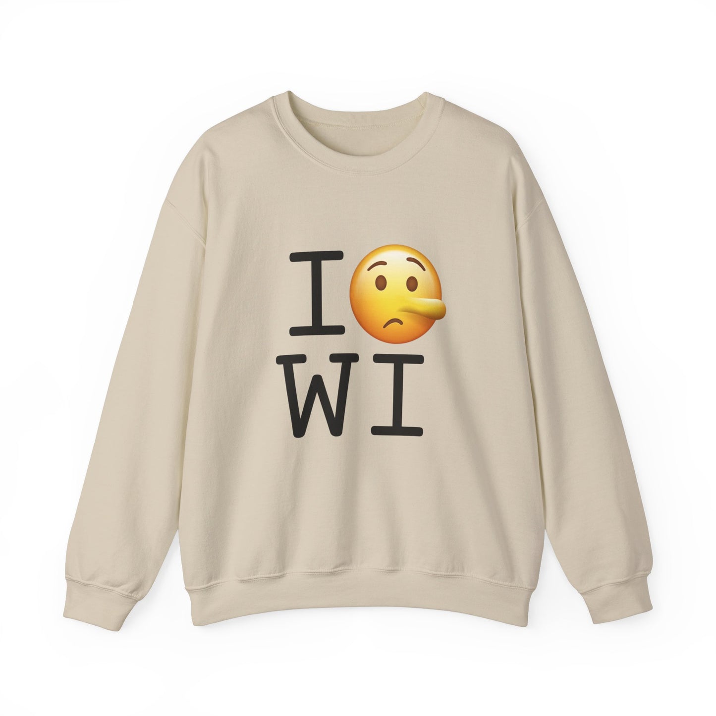 "I Lie about Wisconsin" Sweatshirt