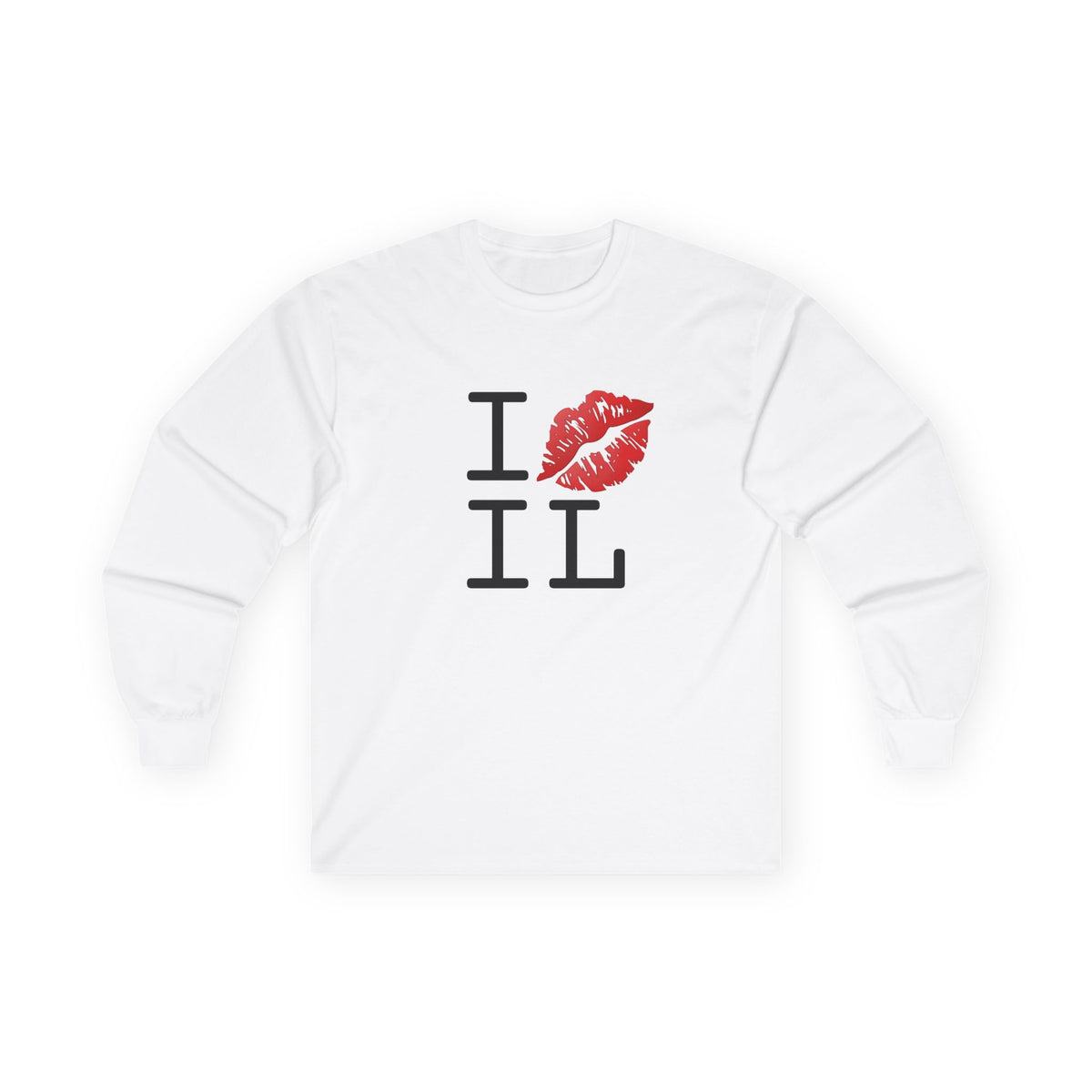 "I Kiss Mark Illinois" Long Sleeve Shirt