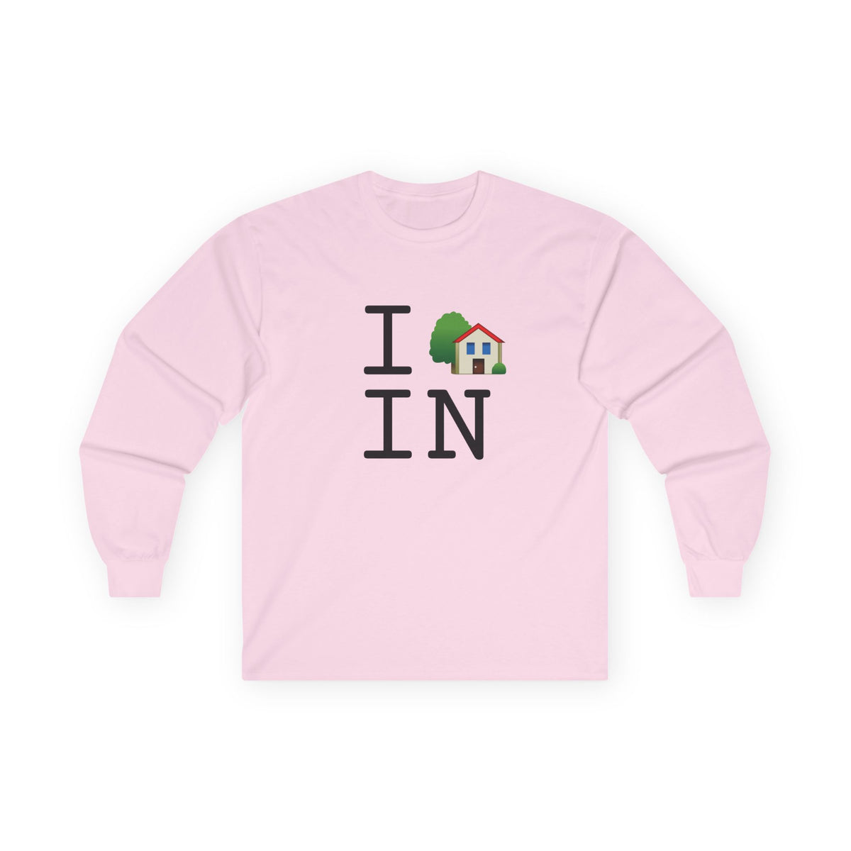 "I'm Home in Indiana" Long Sleeve Shirt