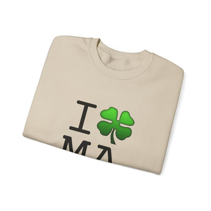 "I'm Lucky (Clover) in Massachusetts" Sweatshirt