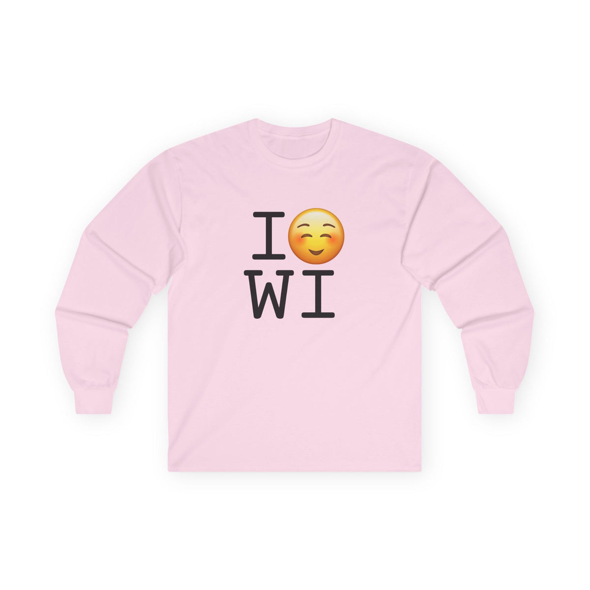 "I Blush at Wisconsin" Long Sleeve Shirt