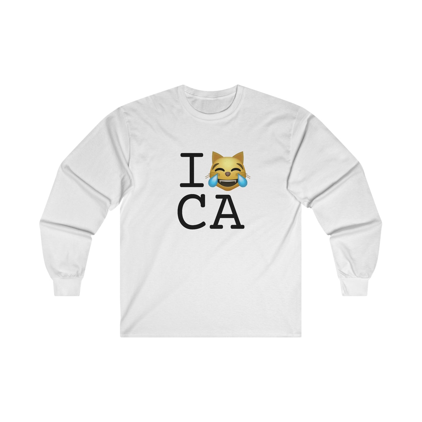 "I'm Laughing like a Cat at California" Long Sleeve Shirt