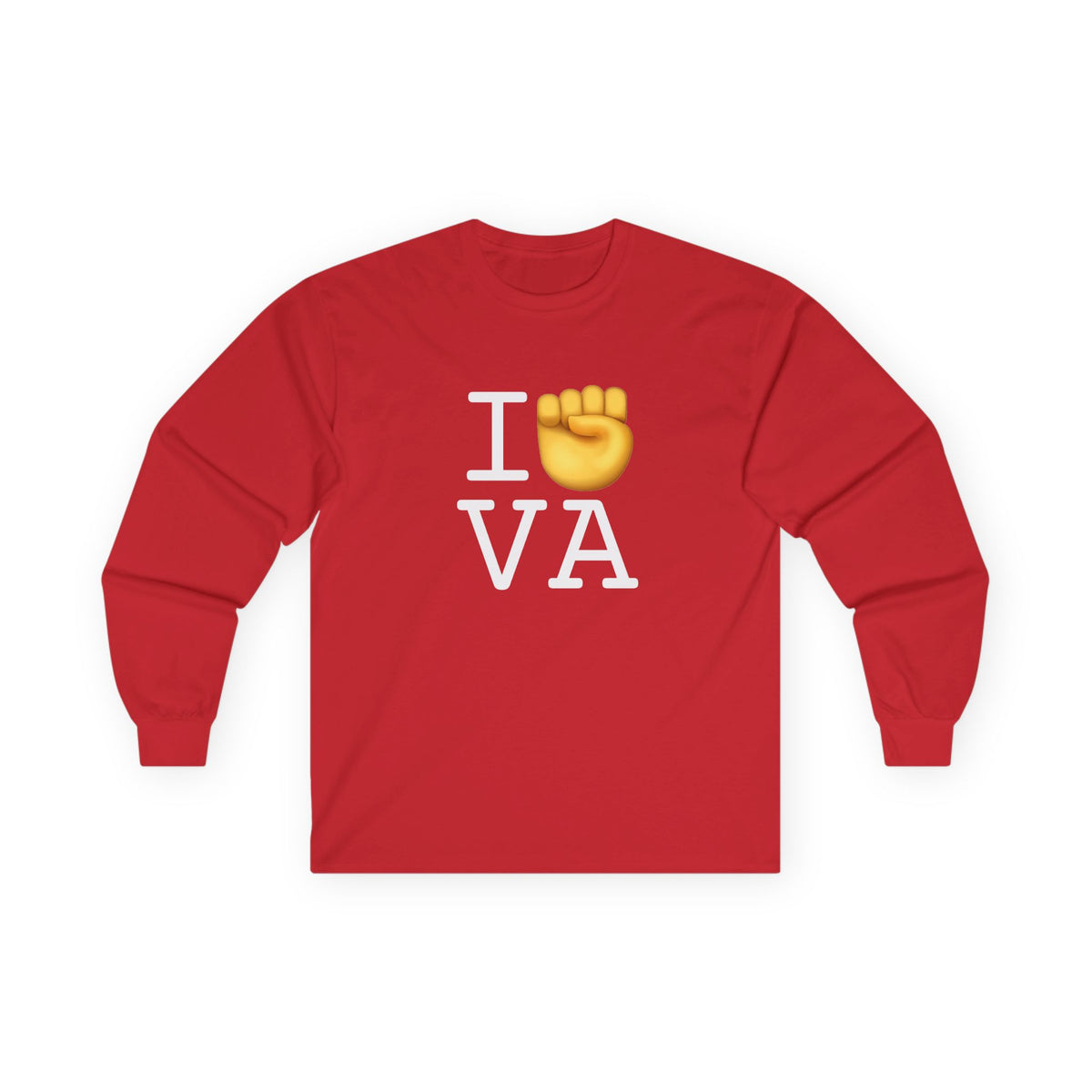 "I Raise my Fist with Virginia" Long Sleeve Shirt