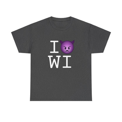 "I'm an Angry Devil about Wisconsin" Tee