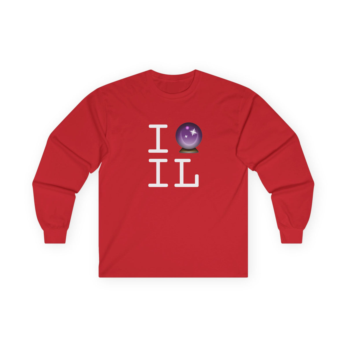 "I Predict the Future (Crystal Ball) of Illinois" Long Sleeve Shirt