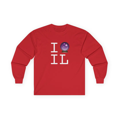 "I Predict the Future (Crystal Ball) of Illinois" Long Sleeve Shirt