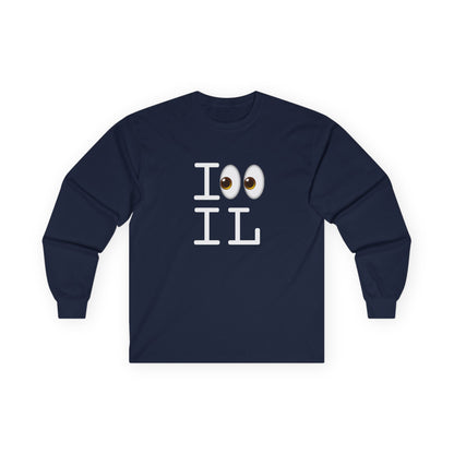 "I Look at Illinois" Long Sleeve Shirt