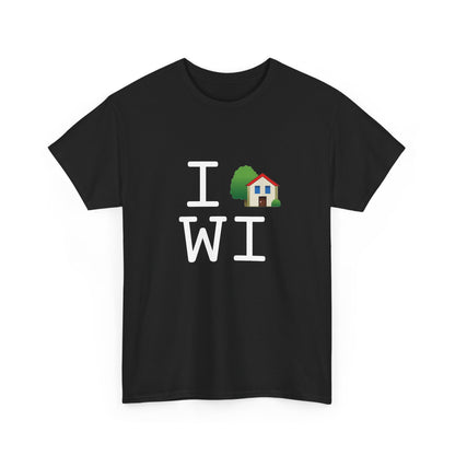 "I'm Home in Wisconsin" Tee