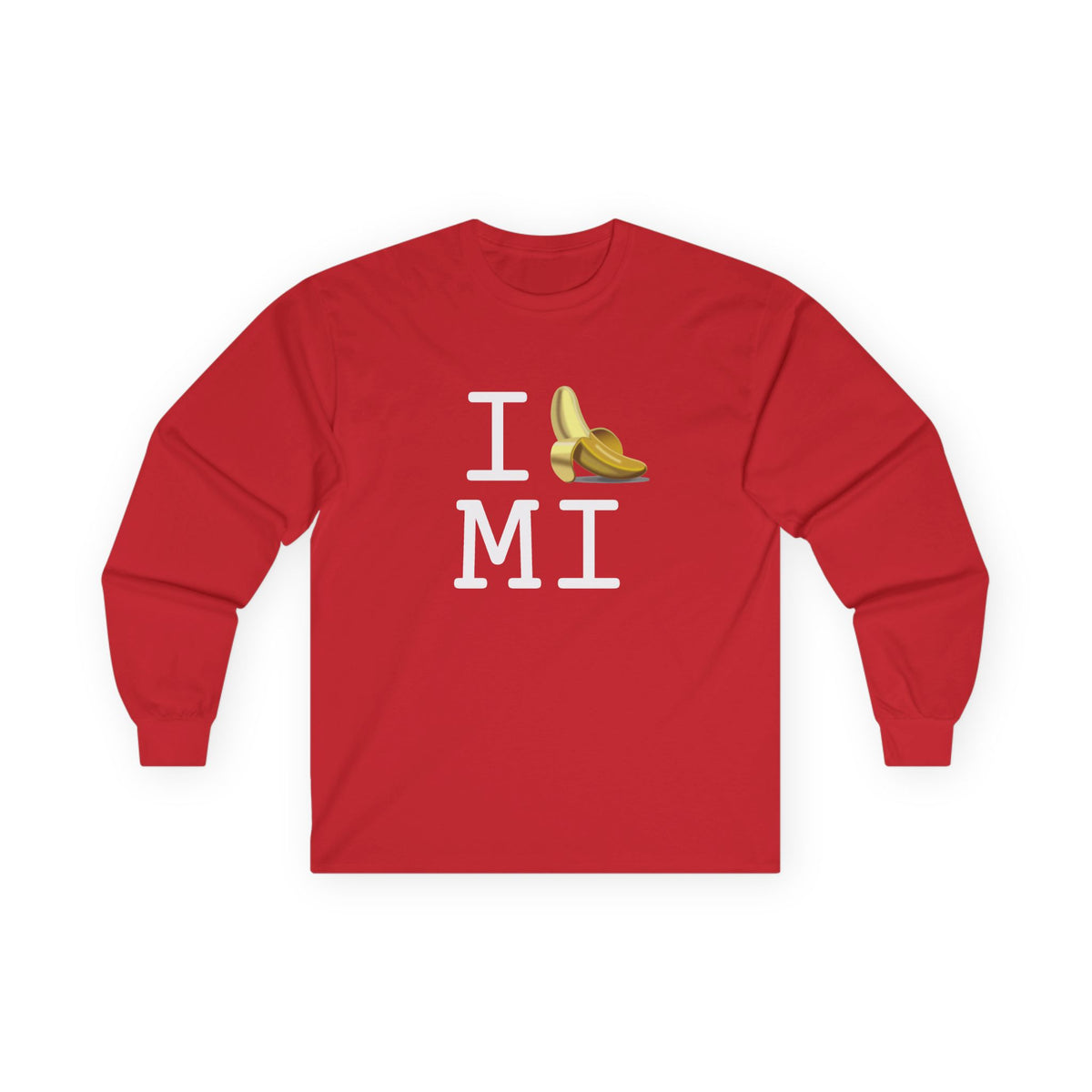 "I'm Bananas about Michigan" Long Sleeve Shirt