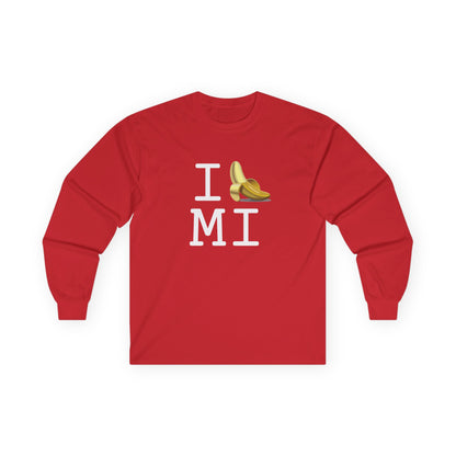 "I'm Bananas about Michigan" Long Sleeve Shirt