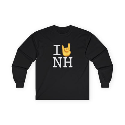 "I Rock On with New Hampshire" Long Sleeve Shirt
