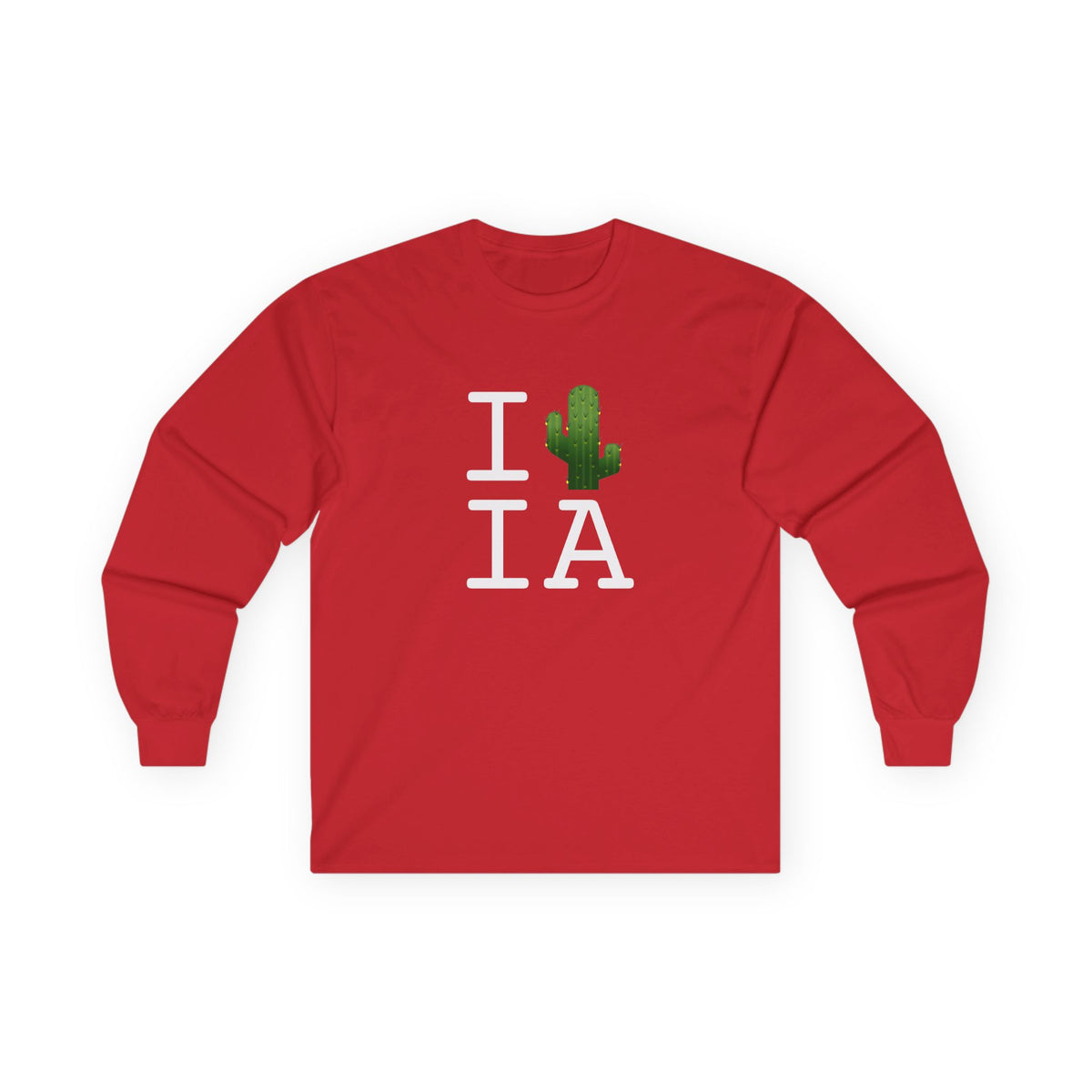 "I Cactus Iowa" Long Sleeve Shirt