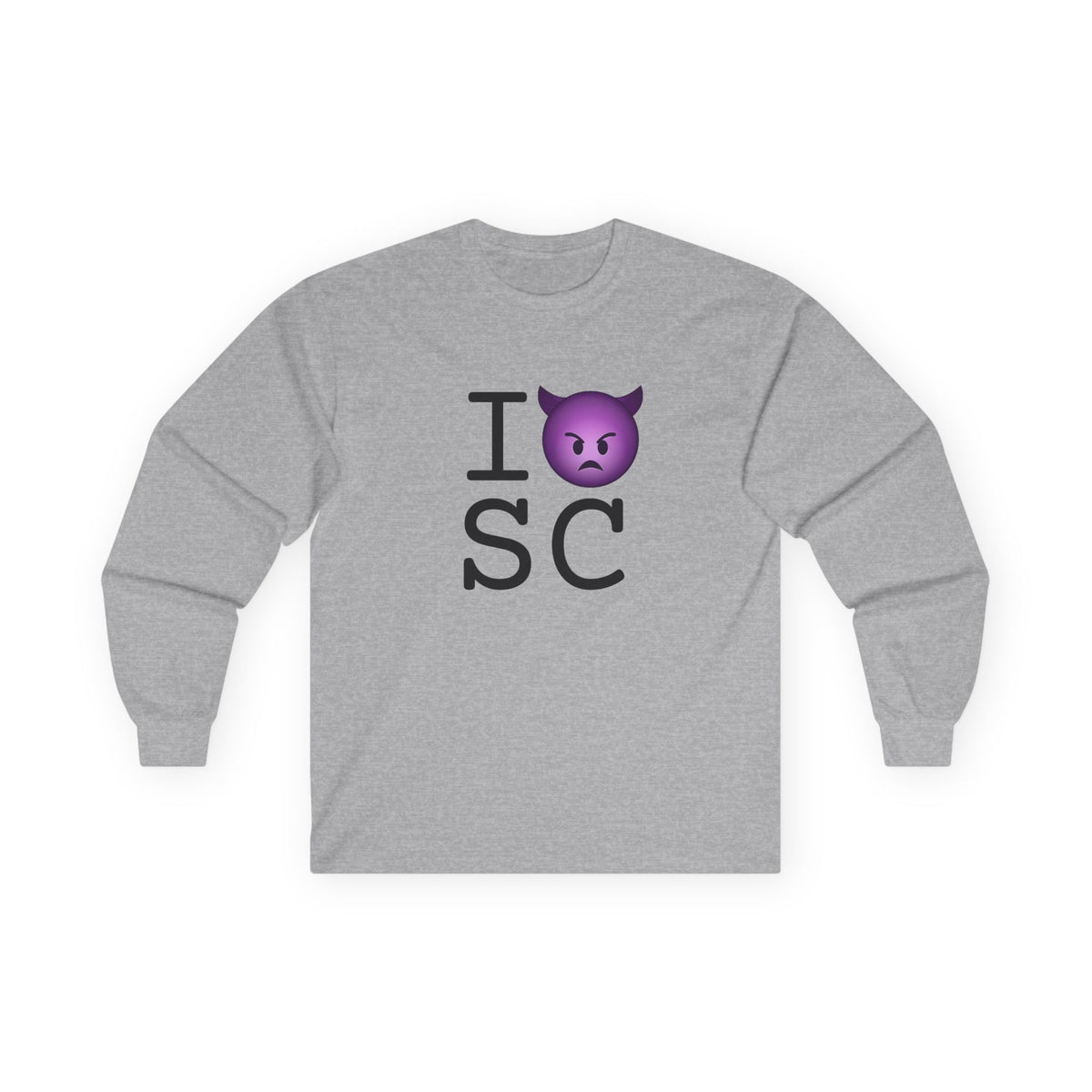 "I'm an Angry Devil about South Carolina" Long Sleeve Shirt