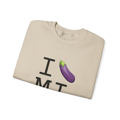 "I Eggplant Michigan" Sweatshirt