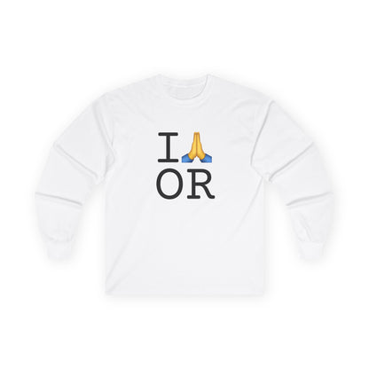 "I Pray for Oregon" Long Sleeve Shirt