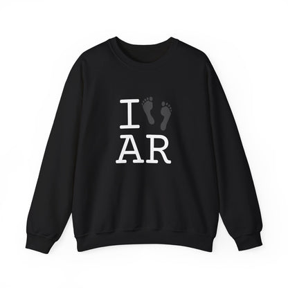 "I leave Footsteps in Arkansas" Sweatshirt