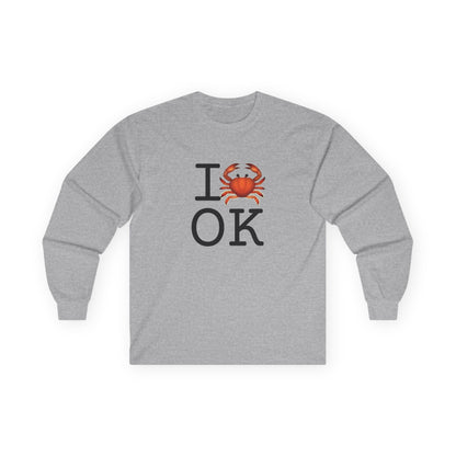 "I Crab Oklahoma" Long Sleeve Shirt