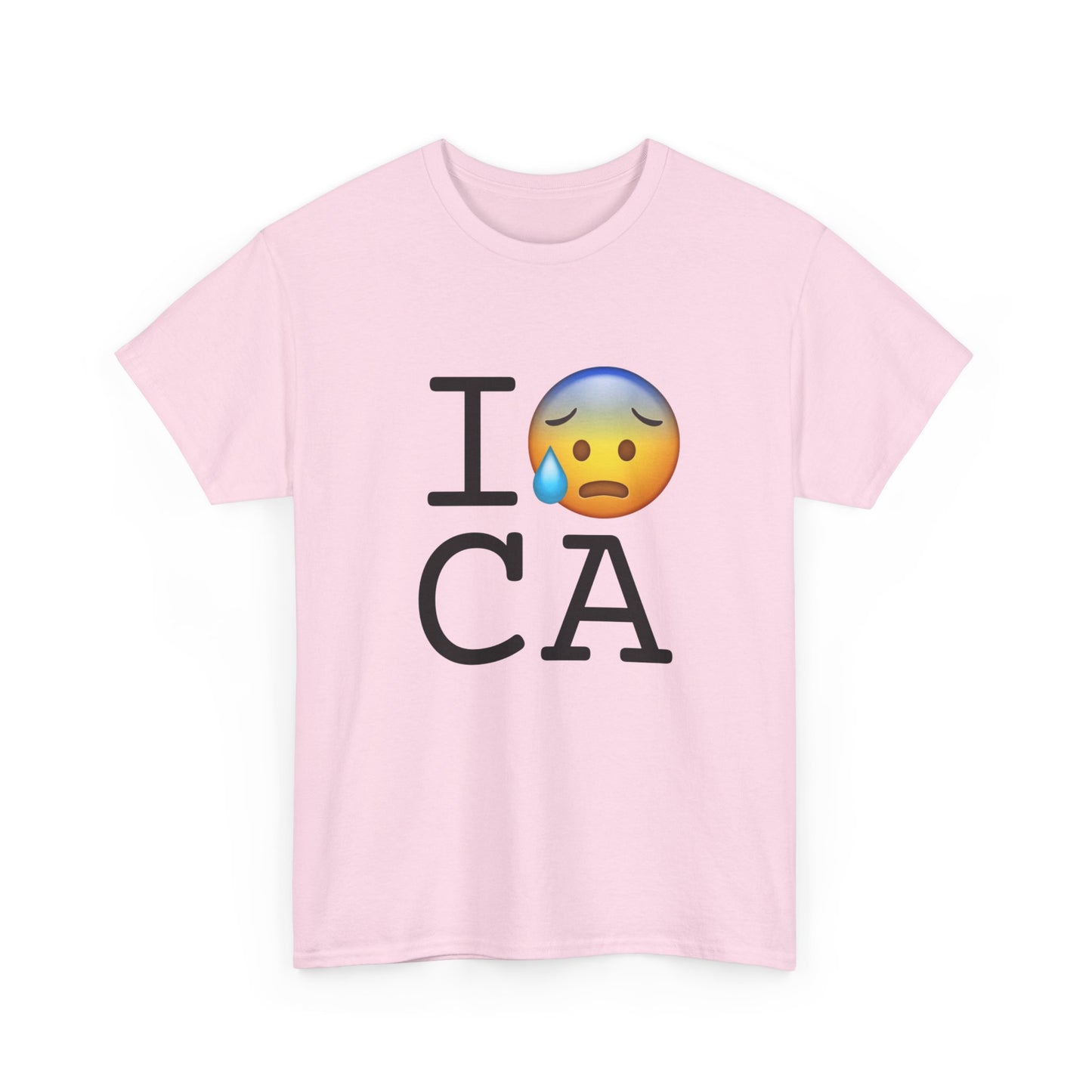 "I'm Anxiously Sweating in California" Tee