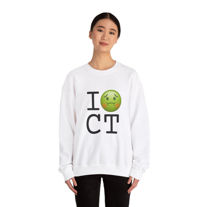 "I'm Nauseous about Connecticut" Sweatshirt