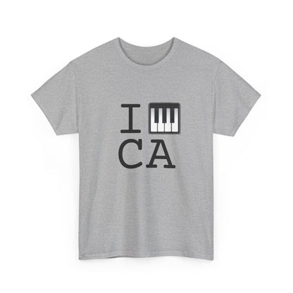 "I Piano California" Tee