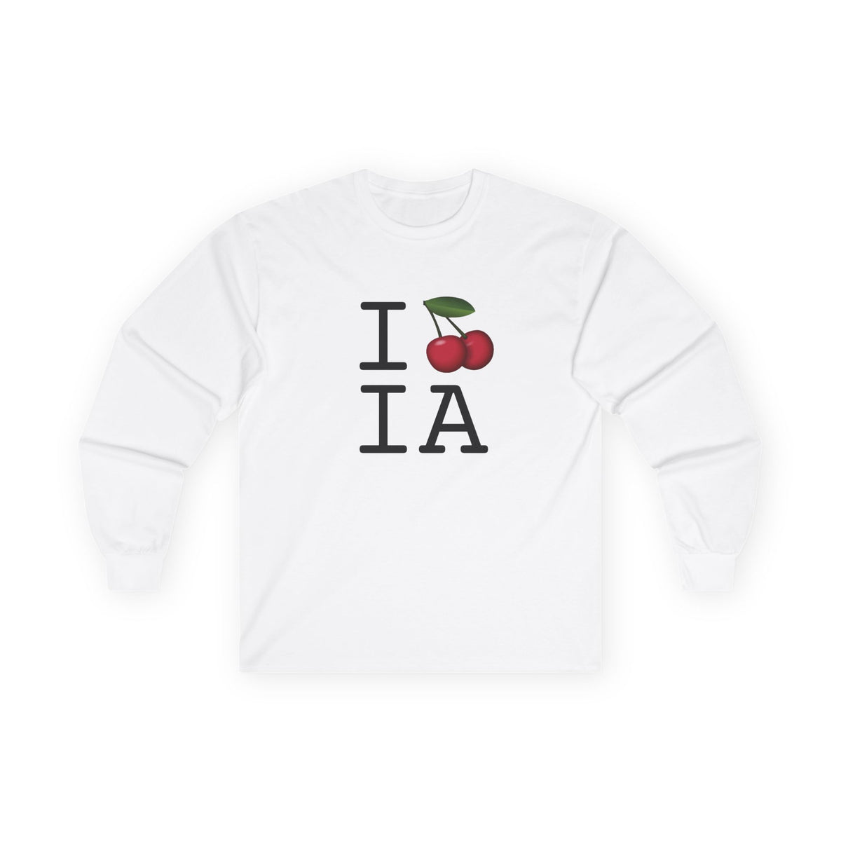 "I Cherry Iowa" Long Sleeve Shirt