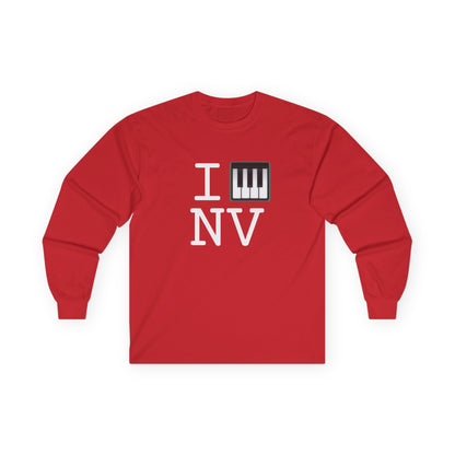 "I Piano Nevada" Long Sleeve Shirt