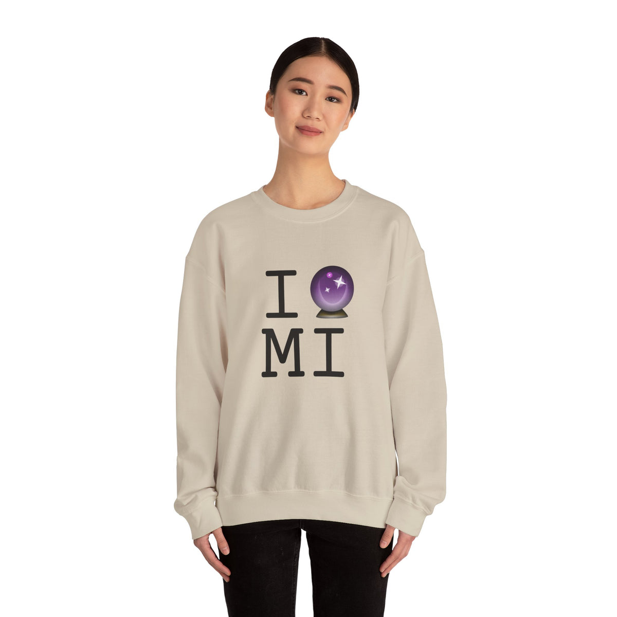 "I Predict the Future (Crystal Ball) of Michigan" Sweatshirt