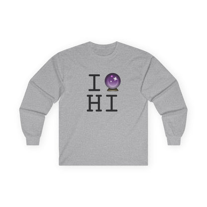 "I Predict the Future (Crystal Ball) of Hawaii" Long Sleeve Shirt