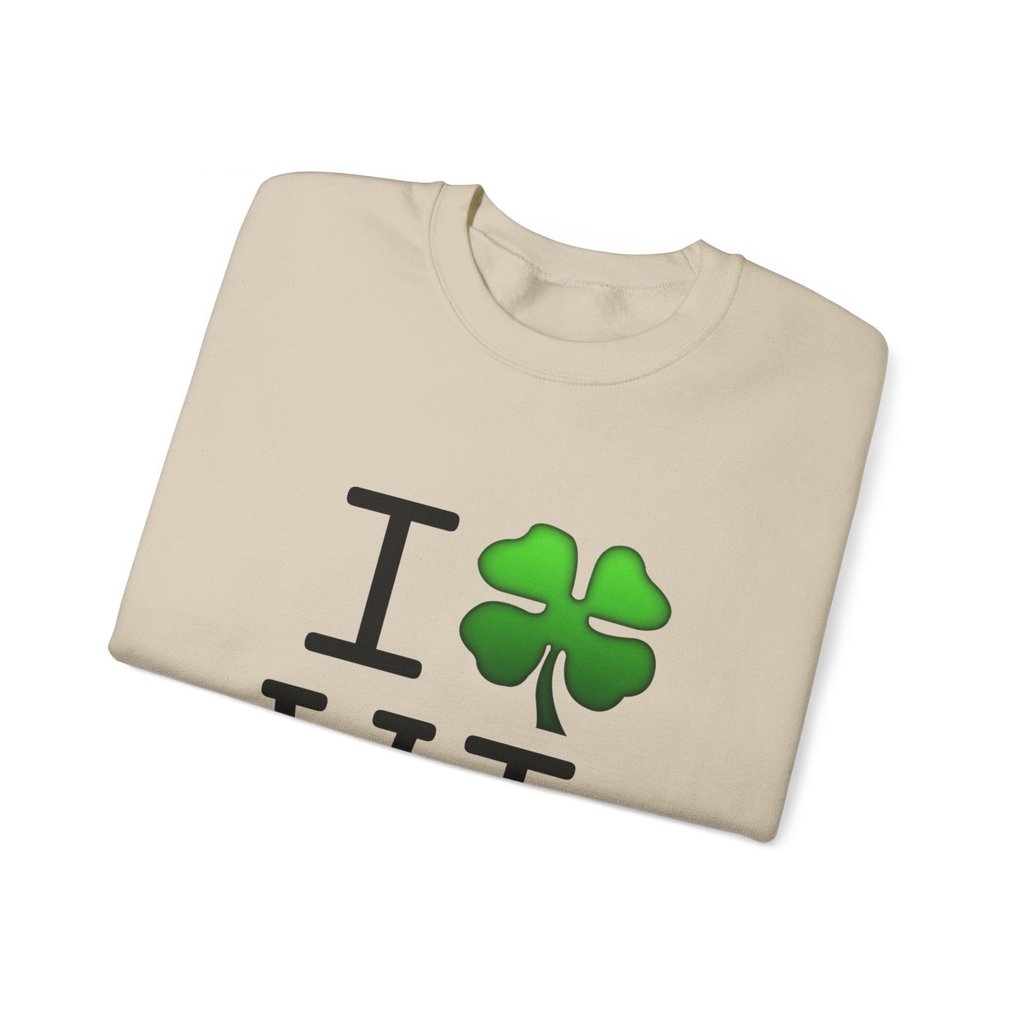 "I'm Lucky (Clover) in Wisconsin" Sweatshirt