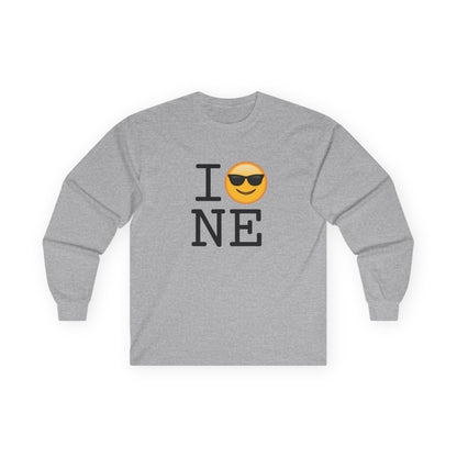 "I'm Cool with Nebraska" Long Sleeve Shirt
