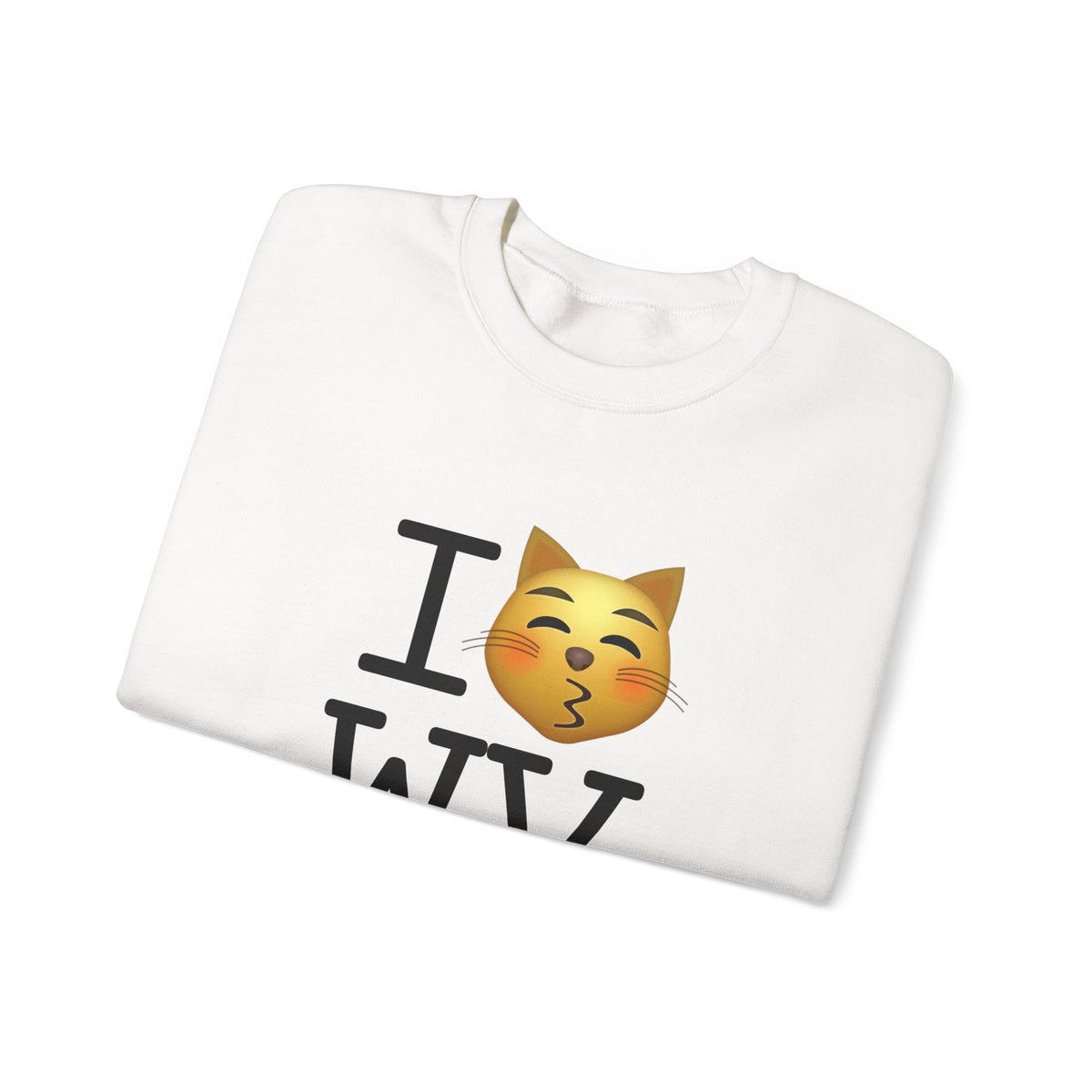 "I'm a Kissing Cat toward West Virginia" Sweatshirt