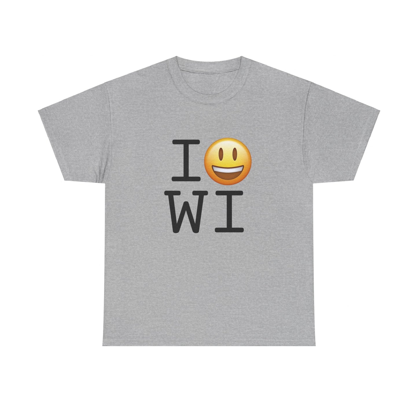 "I'm Happy about Wisconsin" Tee