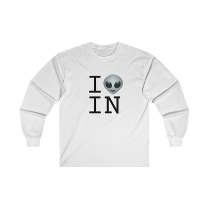 "I Feel Alien in Indiana" Long Sleeve Shirt