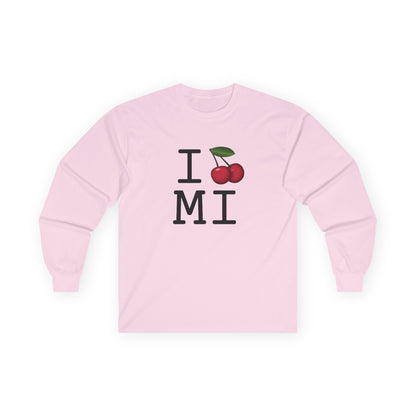 "I Cherry Michigan" Long Sleeve Shirt