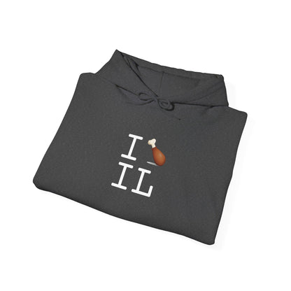 "I Chicken Drumstick Illinois" Hoodie