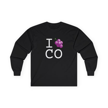 "I Grape Colorado" Long Sleeve Shirt