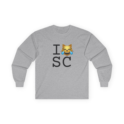"I'm Laughing like a Cat at South Carolina" Long Sleeve Shirt