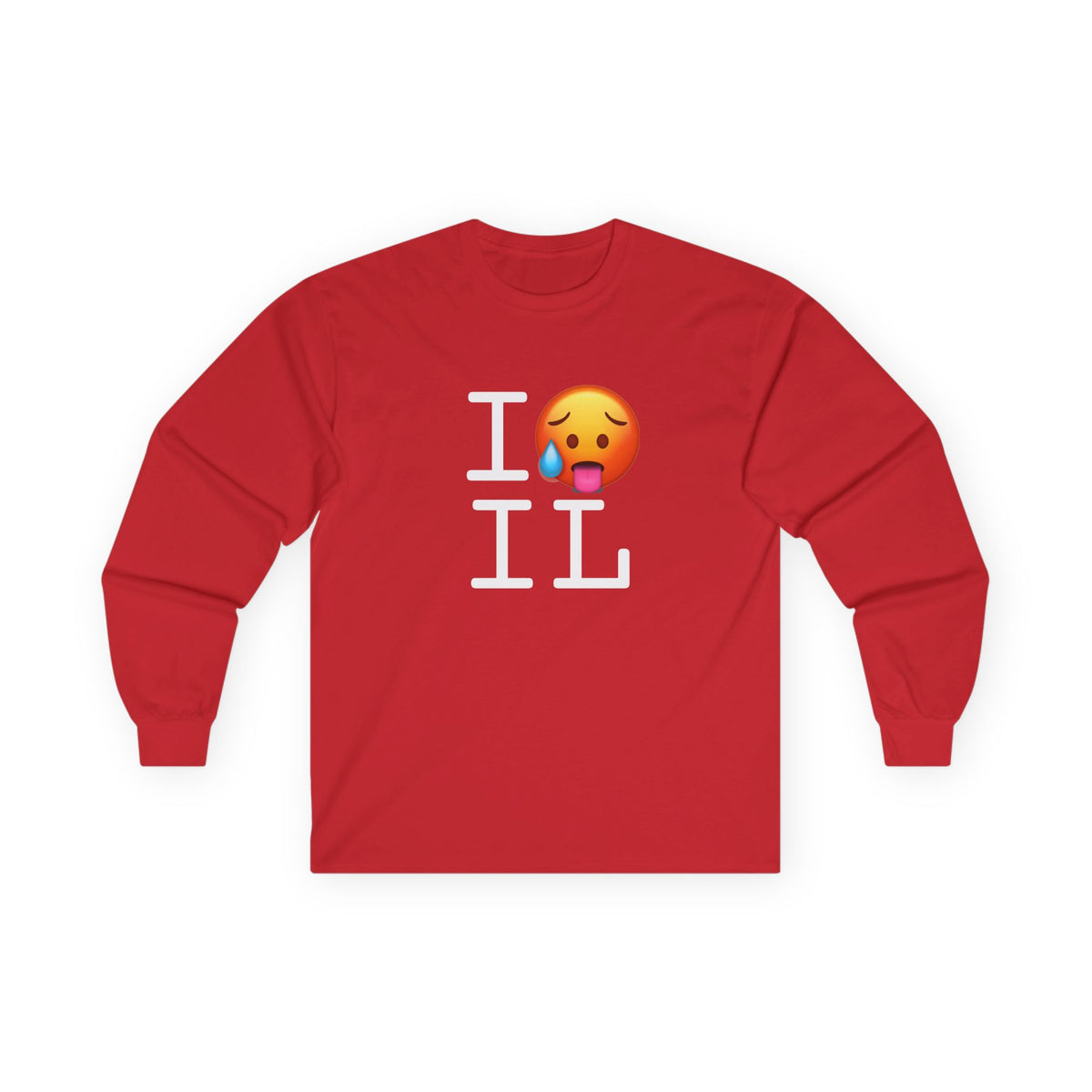 "I'm Hot in Illinois" Long Sleeve Shirt