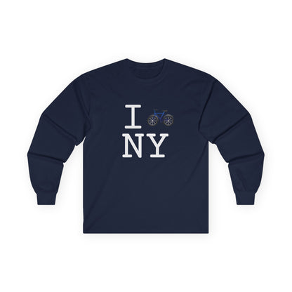 "I Bicycle New York" Long Sleeve Shirt