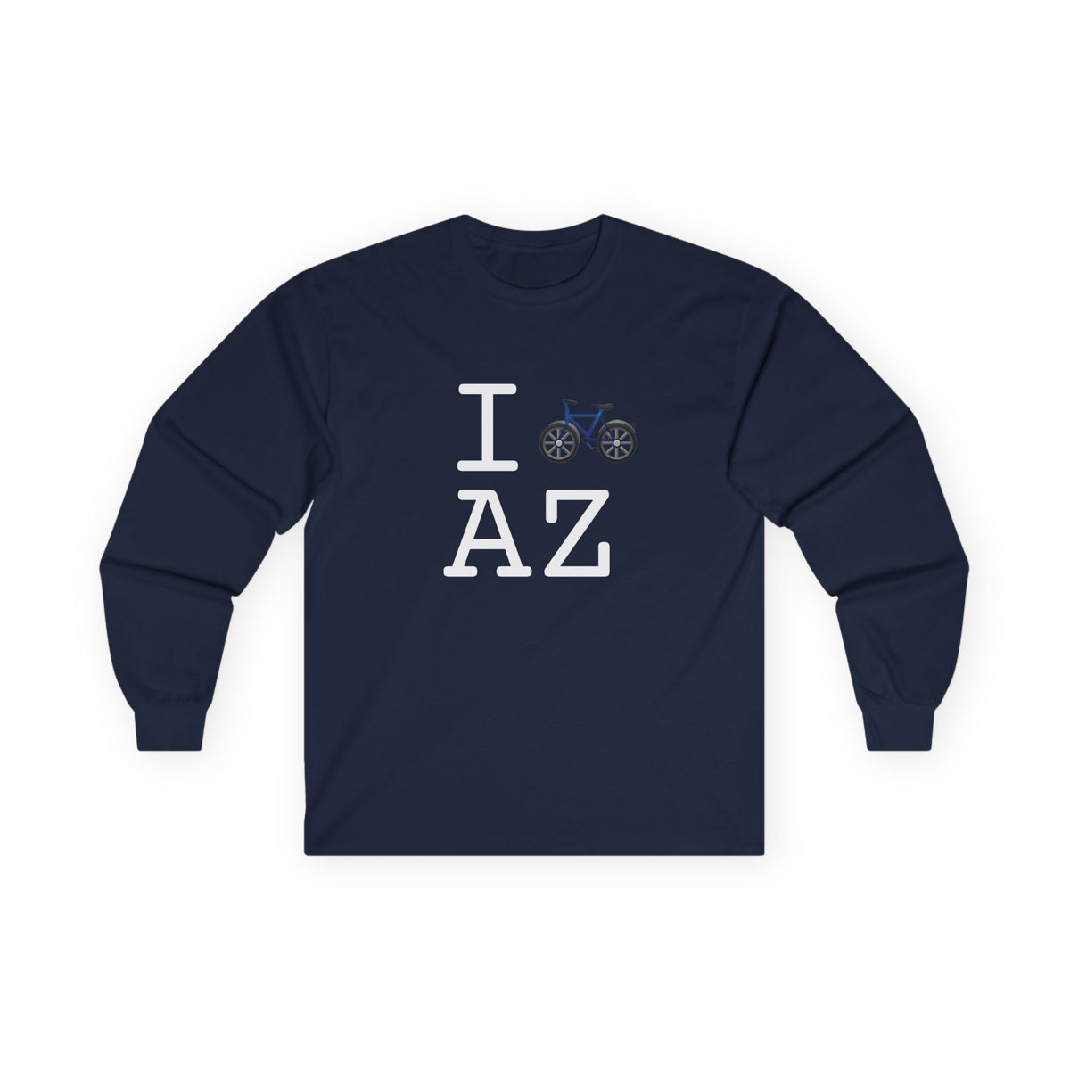 "I Bicycle Arizona" Long Sleeve Shirt