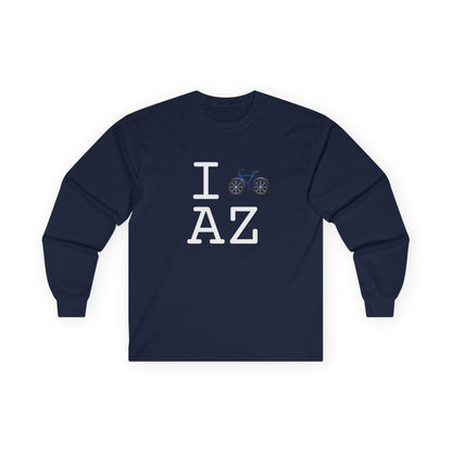 "I Bicycle Arizona" Long Sleeve Shirt