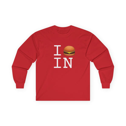 "I Cheeseburger Indiana" Long Sleeve Shirt