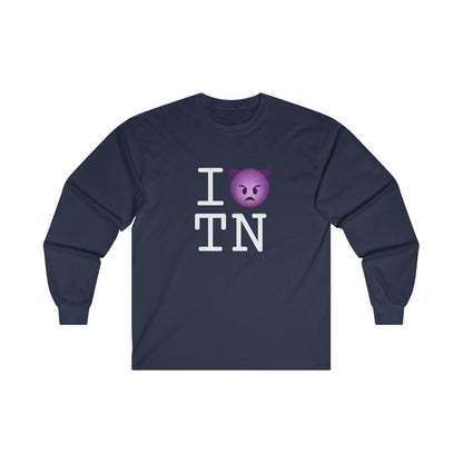 "I'm an Angry Devil about Tennessee" Long Sleeve Shirt