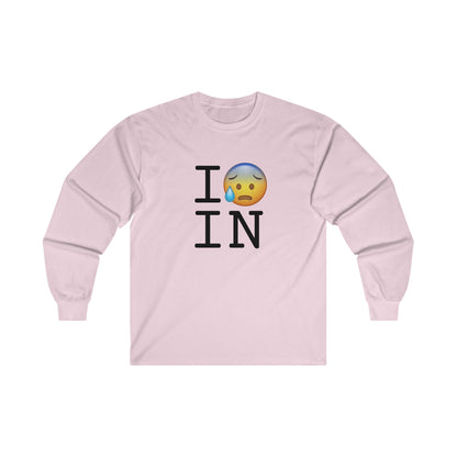 "I'm Anxiously Sweating in Indiana" Long Sleeve Shirt