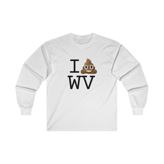 "I Poop in West Virginia" Long Sleeve Shirt