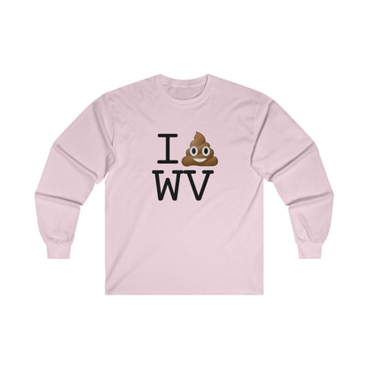 "I Poop in West Virginia" Long Sleeve Shirt