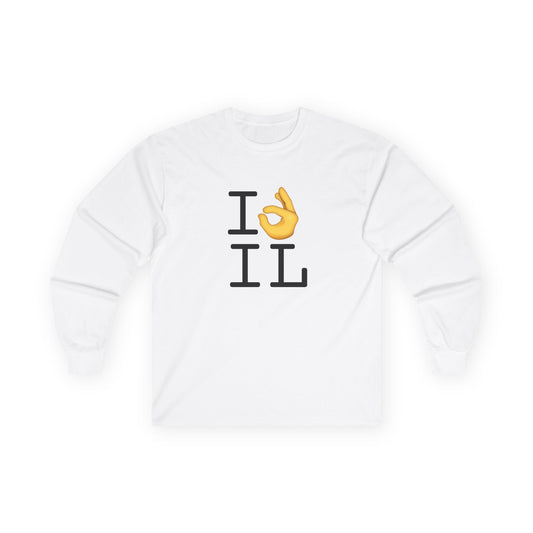 "I'm OK with Illinois" Long Sleeve Shirt