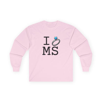 "I'm Married to (Diamond Ring) Mississippi" Long Sleeve Shirt