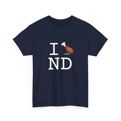 "I Chicken Drumstick North Dakota" Tee